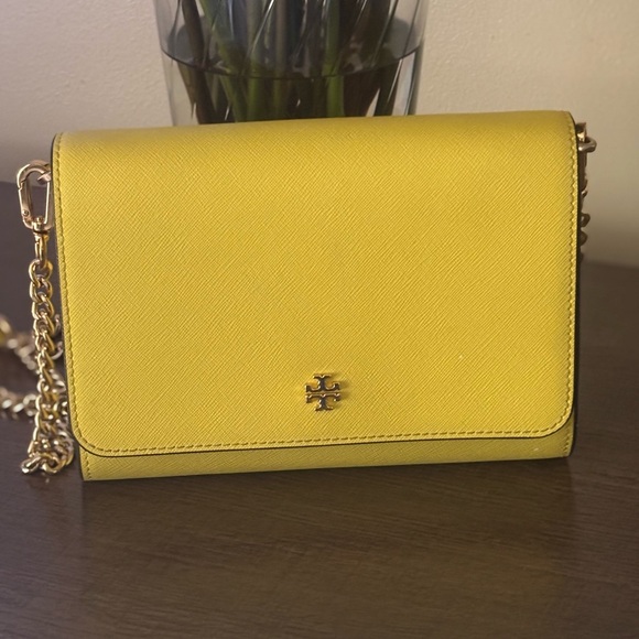 Tory Burch Handbags - Tory Burch Vibrant Yellow Crossbody Bag